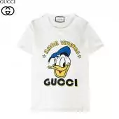 gucci t shirt tennis unisex donald duck mode blanc